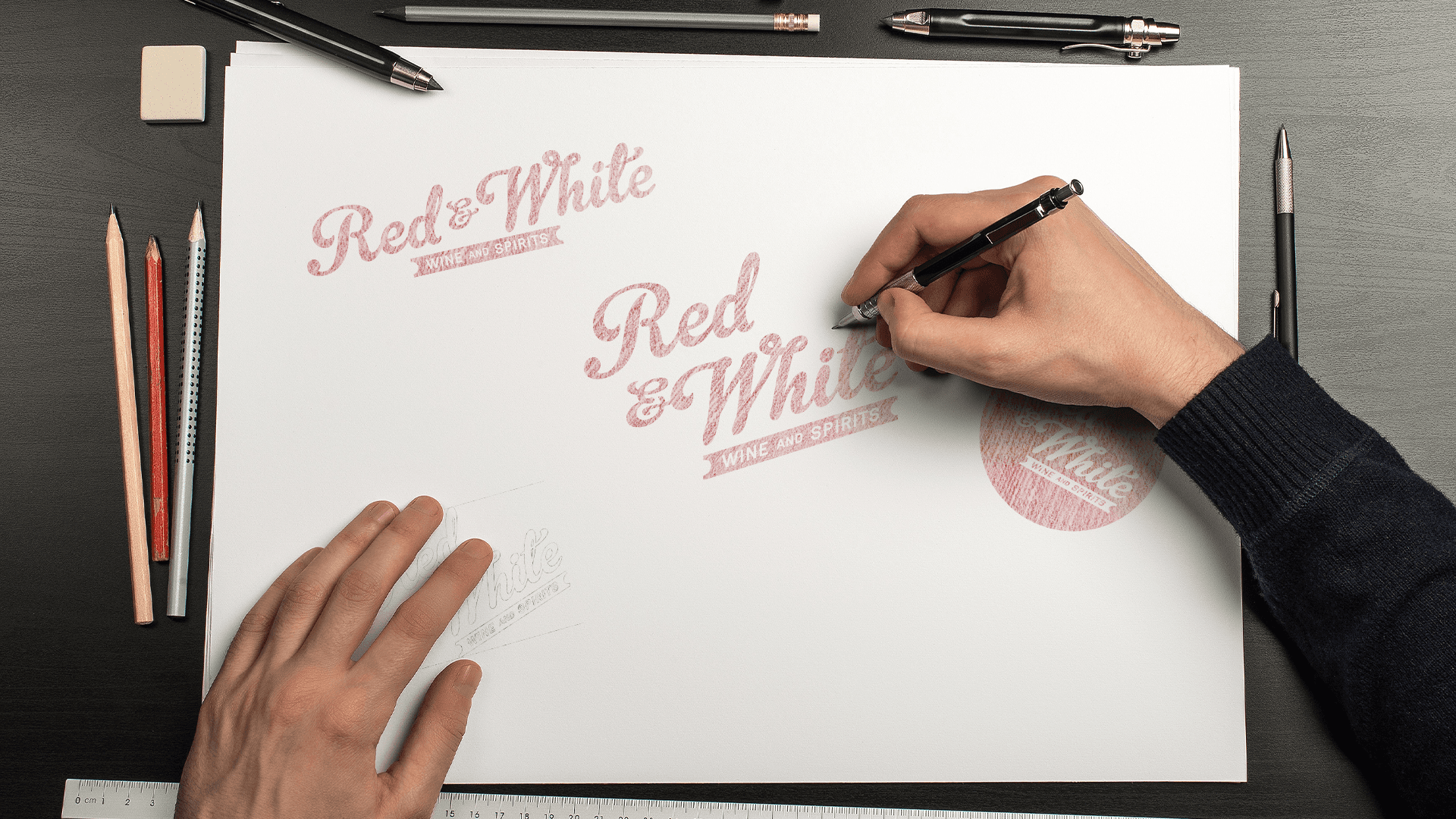 Red & White — Brand Identity work sample 2