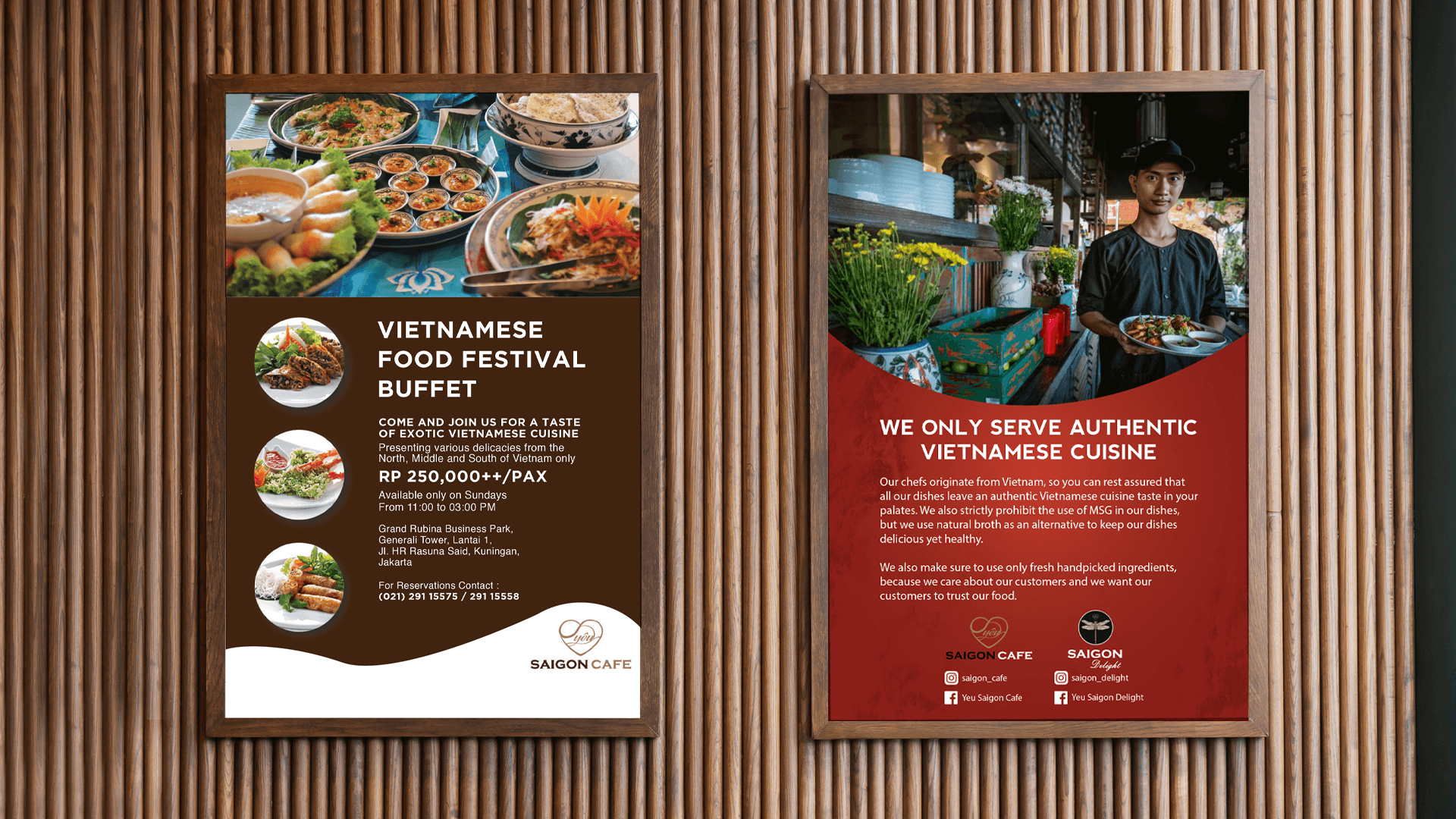 Saigon Cafe — Social Content work sample 3