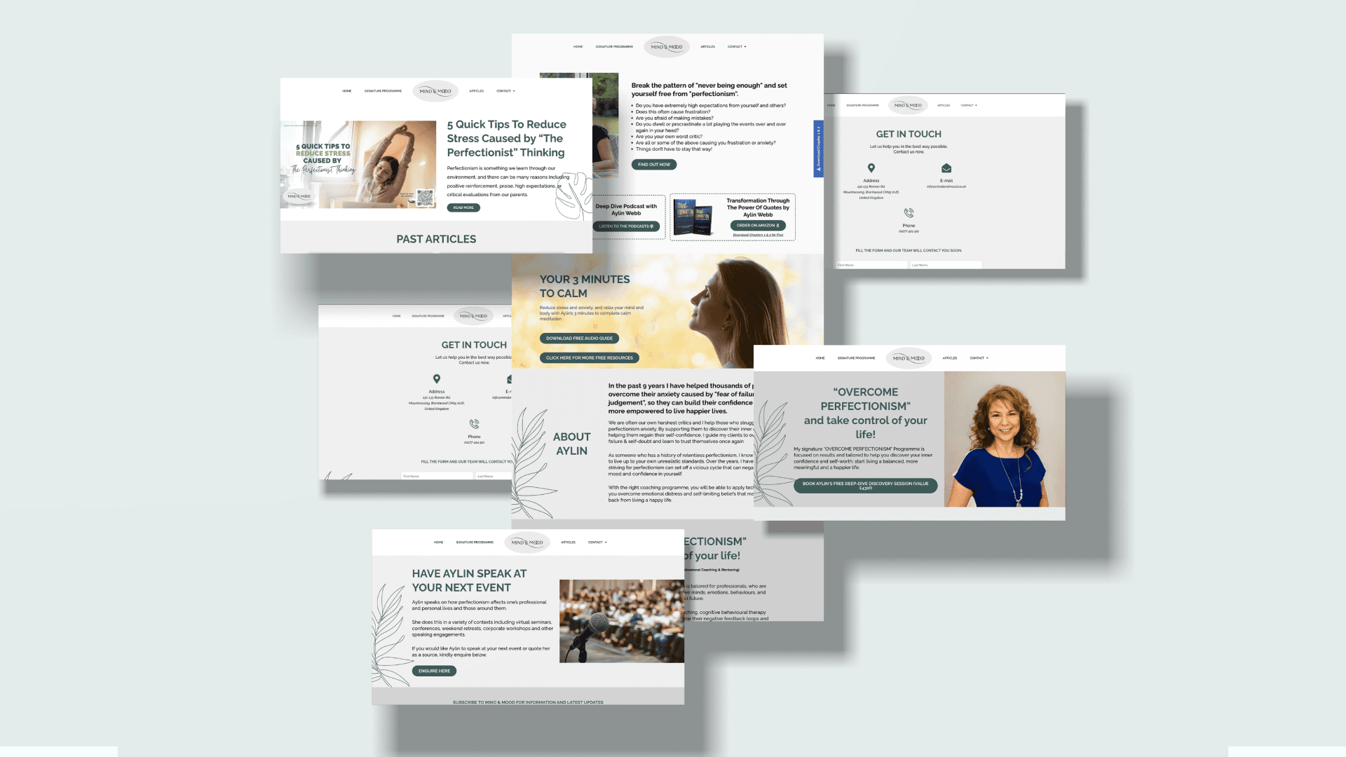 Mind & Mood — Website Design & Development work sample 2
