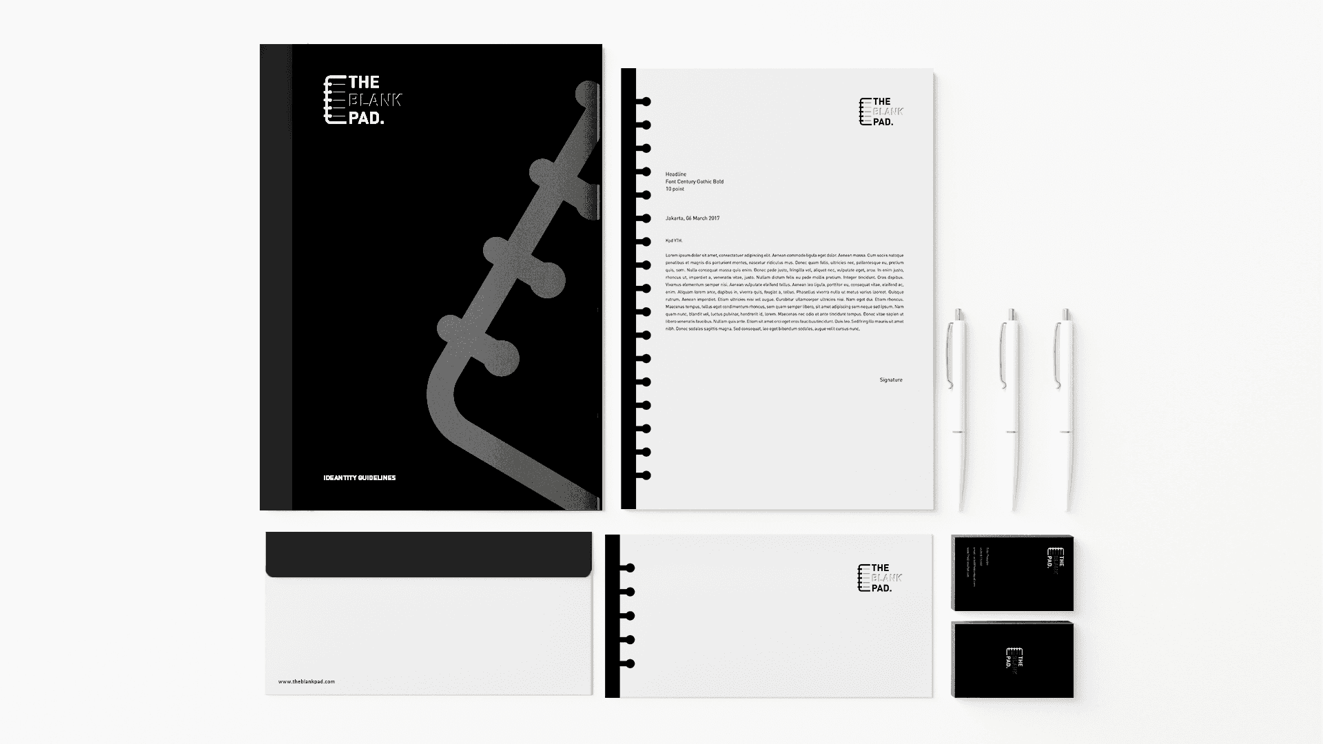 The Blank Pad — Brand Identity work sample 5