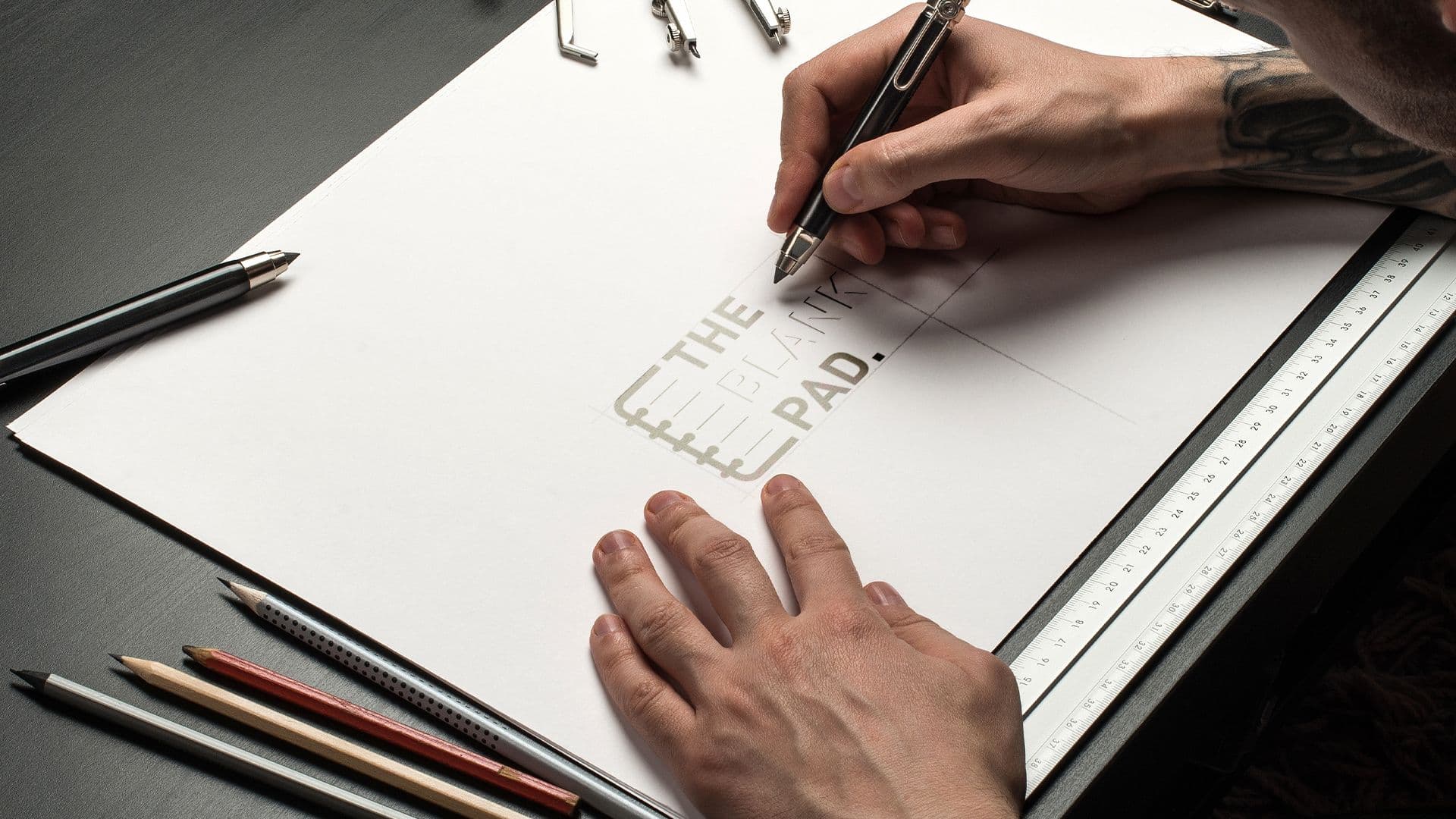 The Blank Pad — Brand Identity work sample 3