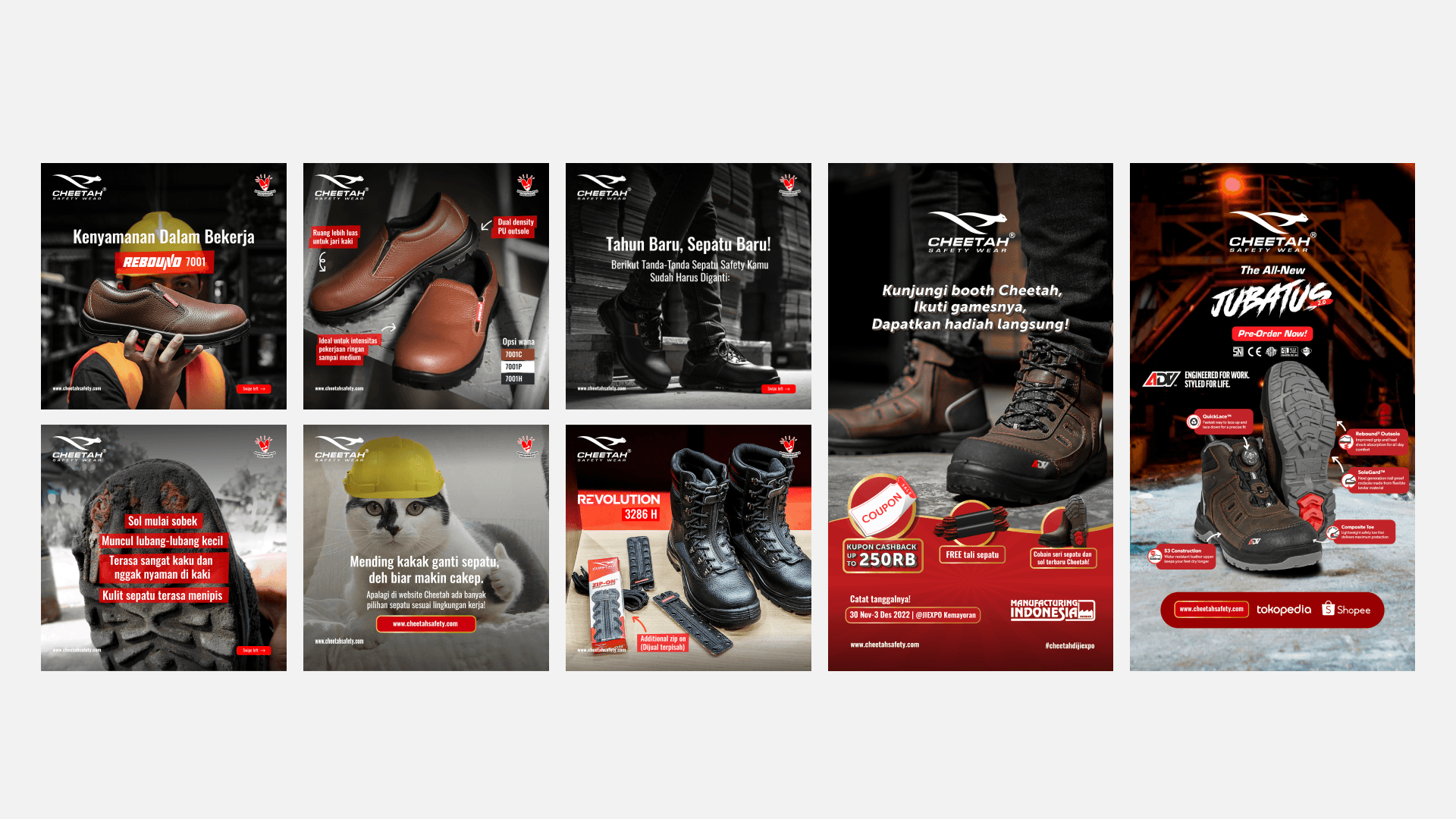 Cheetah Safety — Social Media Management & Website Design work sample 3