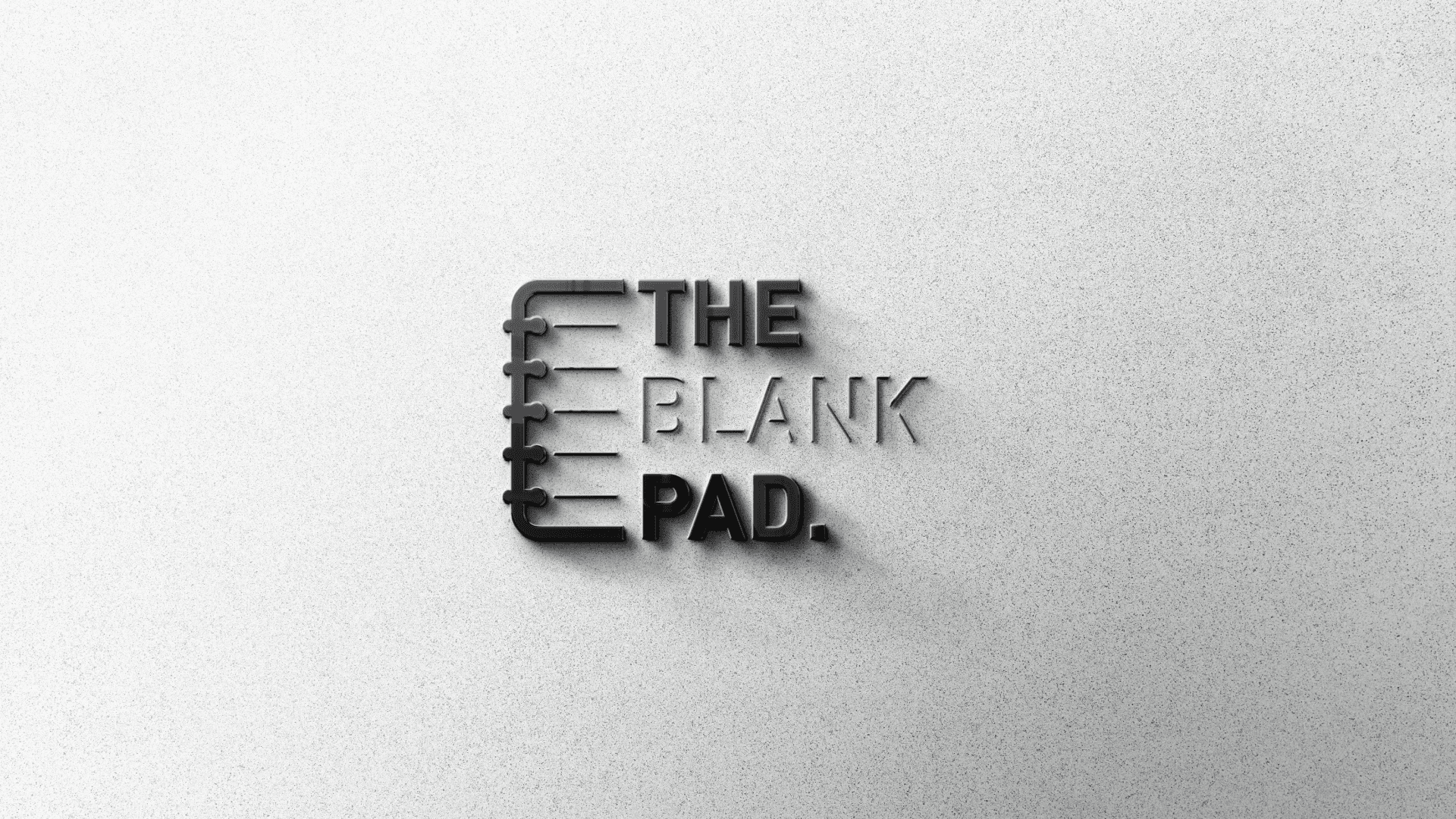 The Blank Pad — Brand Identity work sample 1
