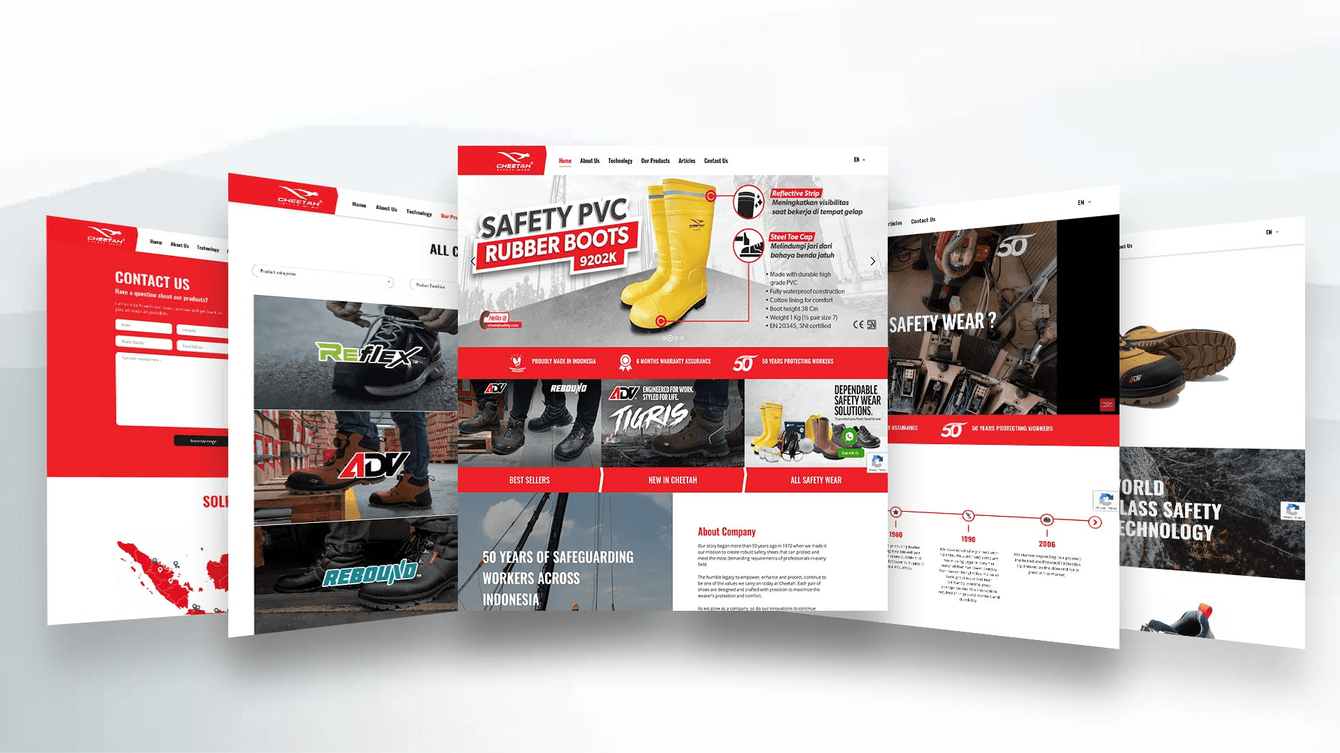 Cheetah Safety — Social Media Management & Website Design work sample 2
