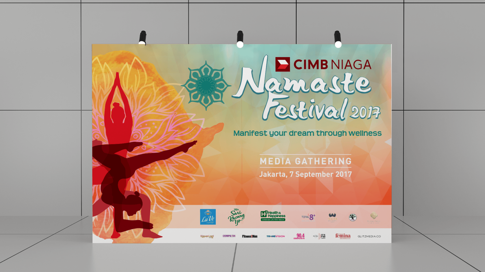 Namaste Yoga — Marketing Collaterals work sample 3