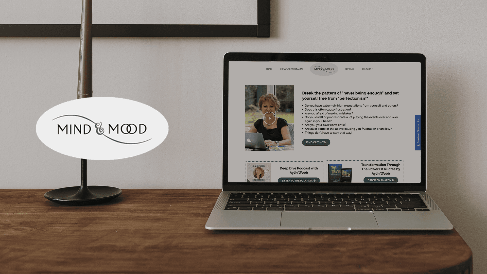 Mind & Mood — Website Design & Development work sample 1