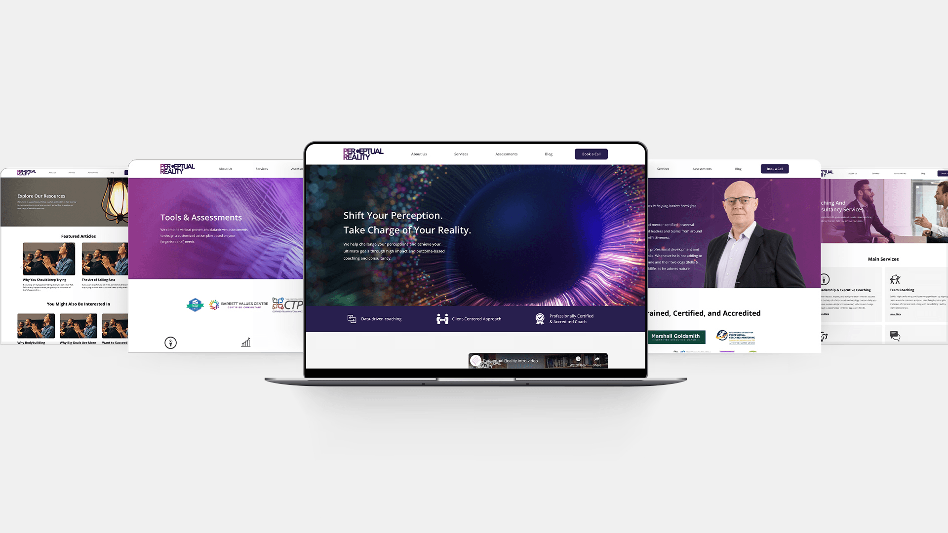 Perceptual Reality — Website Design & Development work sample 2