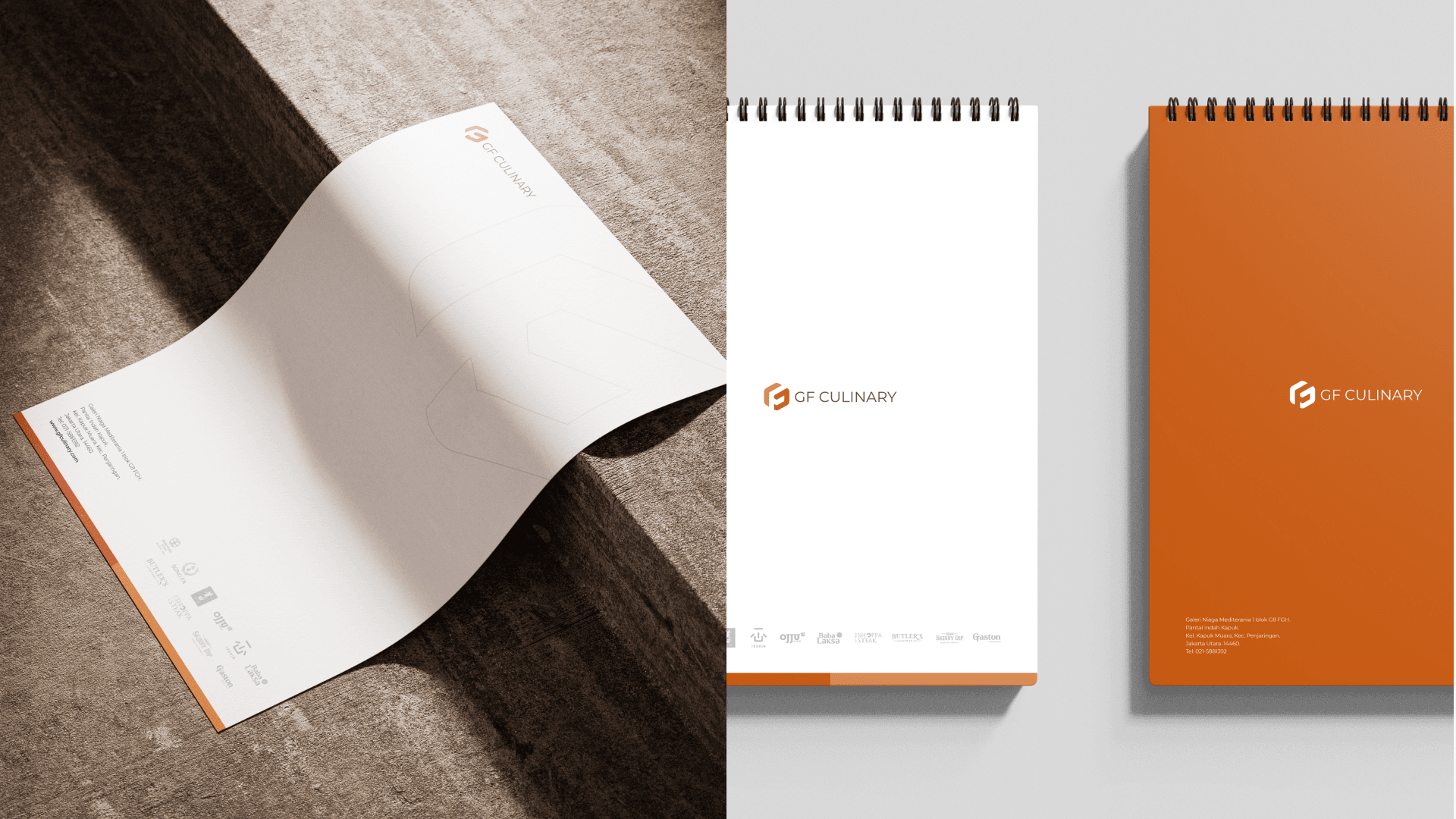 GF Culinary — Brand Identity & Website Design Development work sample 3