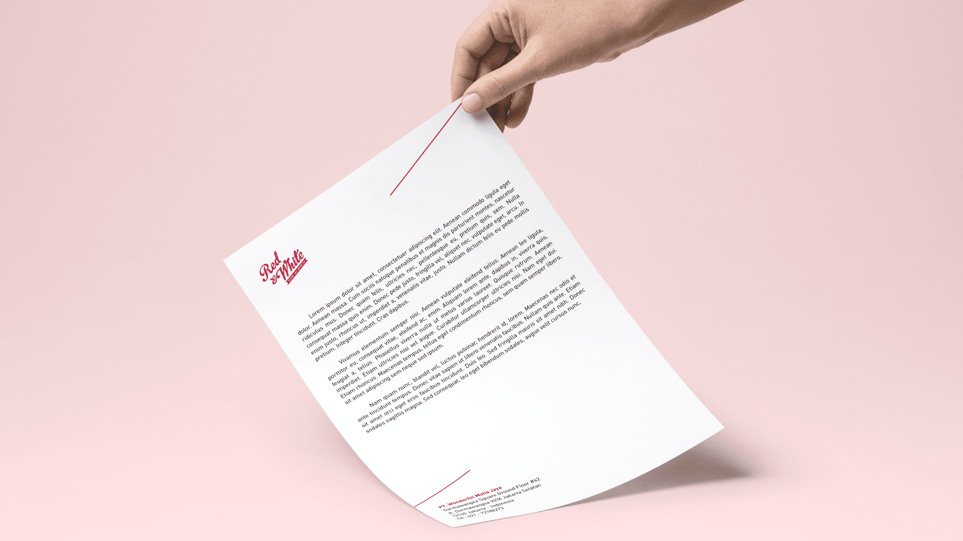 Red & White — Brand Identity work sample 8