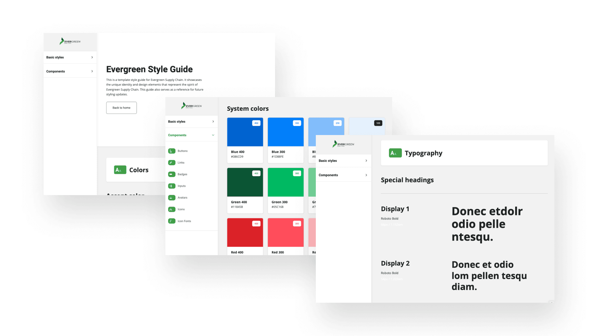 Evergreen Supply Chain — Website Design & Development work sample 3