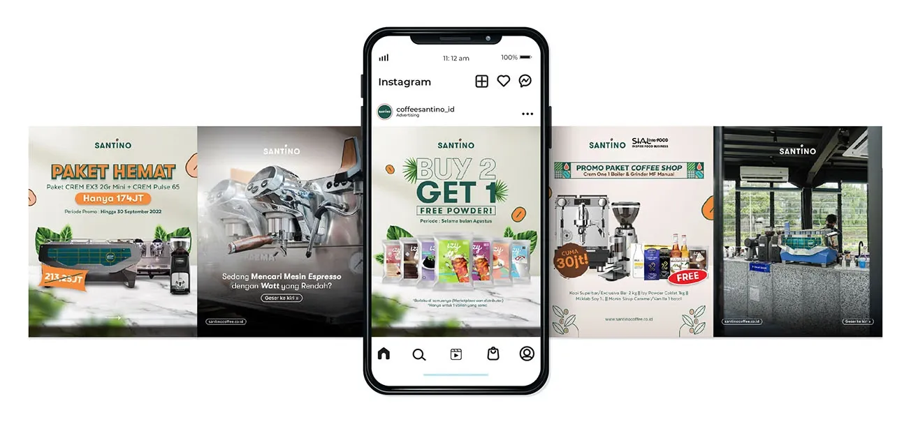 Santino — Social Content, next case study