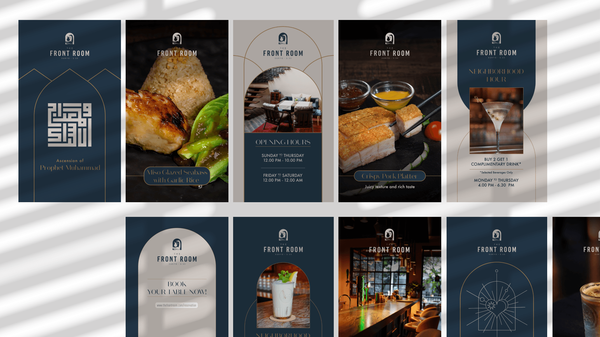 The Front Room — Social Media Management work sample 3